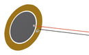 PUI AUDIO AB3526B-LW100-R Piezo Element, Bender, 2.6 kHz, 0.03 &micro;F, 35 mm Diameter, 0.53 mm Height, 300 ohm
