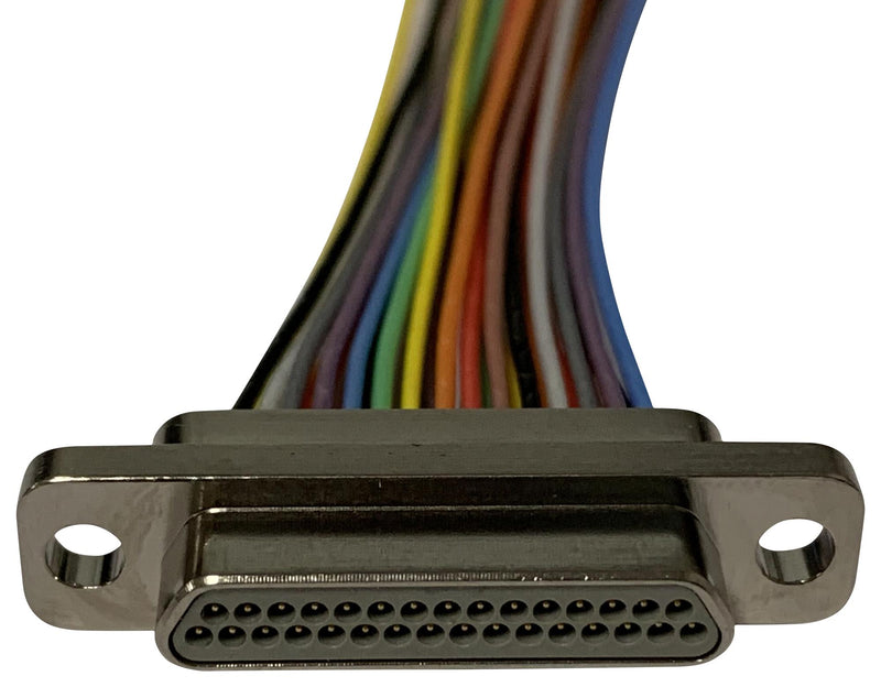 MULTICOMP PRO MP013360 Micro D Cable Assembly, 26AWG, Micro-D Plug to Free End, 31 Ways, 36 ", 915 mm, MP Micro-D