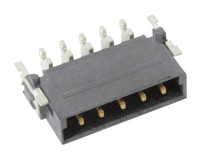 HARTING 15550052601000 Pin Header, Board-to-Board, 2.54 mm, 1 Rows, 5 Contacts, Surface Mount Right Angle