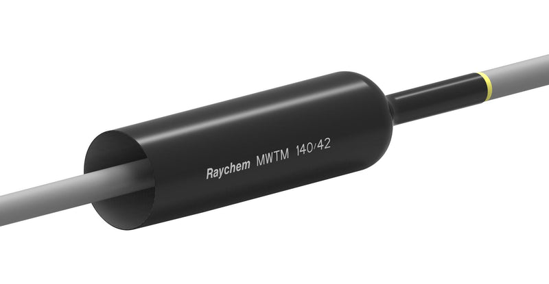 RAYCHEM - TE CONNECTIVITY MWTM-140/42-1000/S Heat Shrink Tubing, 3:1, 5.511 ", 140 mm, Black, 3.3 ft, 1 m