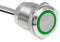 MULTICOMP PRO MP015390 Vandal Resistant Switch, Ring Illumination/24V LED, MP Capacitive Touch Switches, 16 mm, SPST-NO
