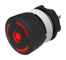 EAO 84-6341.2B20 Emergency Stop Switch, DPST-NC, Twist to Release, Plug In, 1.5 A, 250 V