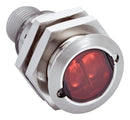 SICK GRTE18S-P234Z Photo Sensor, 550 mm, PNP, Energetic, Proximity, 10 to 30 VDC, 3 Pin M12 Connector, GR18 Series