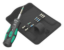 WERA 05075850001 Screwdriver Set, Safe-Torque Speed Torque Screwdrivers/Torx/Hex Bits, 7 Pieces