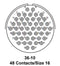 AMPHENOL INDUSTRIAL GTC030F36-10S-LC Circular Connector, MIL-C-38999 Series III Equivalent, GTC Series, MIL-DTL-5015 Series