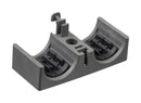 PANDUIT HV23CC2-C378 Fastener, 2Pos, Screw Mount Cable Clamp, 6.5 mm