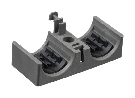 PANDUIT HV23CC2-C378 Fastener, 2Pos, Screw Mount Cable Clamp, 6.5 mm