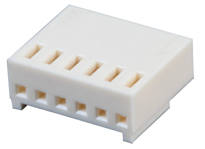 MULTICOMP PRO MC34487 Connector Housing, MC34, Receptacle, 6 Ways, 2.54 mm, 2218T Crimp Contacts