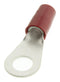 AMP - TE CONNECTIVITY 324044 Ring Tongue Terminal, M8, 5/16", 8 AWG, 10.5 mm&sup2;, Terminyl, Red