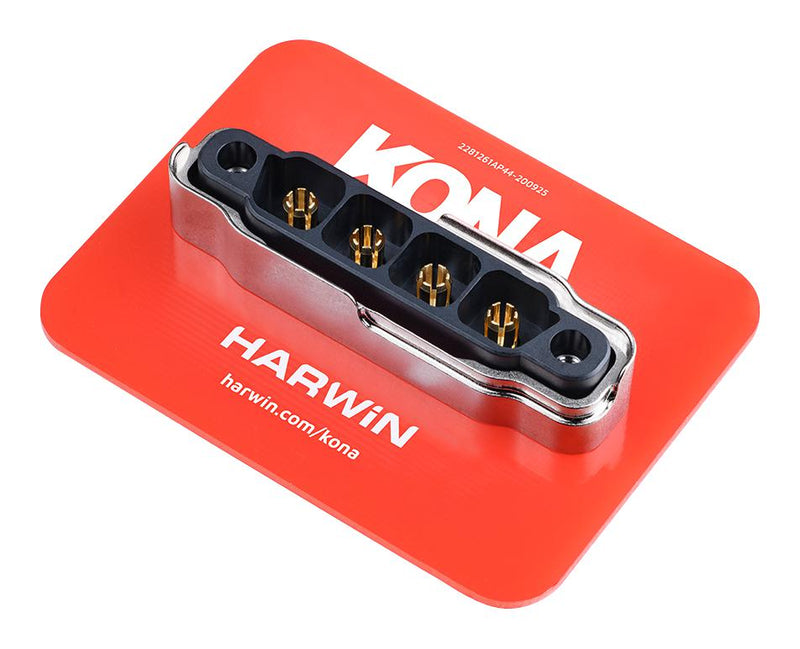 HARWIN KA1-9500402 Connector Backshell, 4Pos, Panel Mount, Backshell