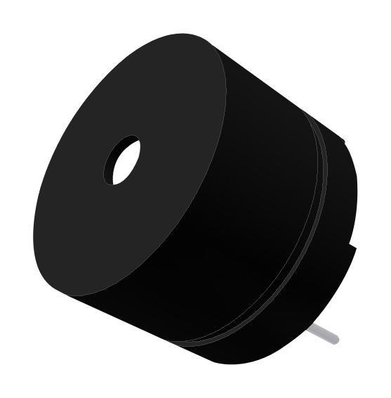 PUI AUDIO AT-1220-TT-R Transducer, Buzzer, 2.048 kHz, 15 mA, 1 V to 3 V, 85 dBA, Through Hole