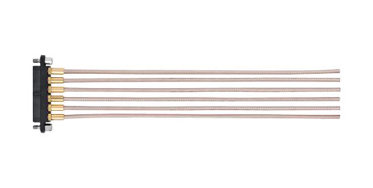 HARWIN M80-FC305F1-02-0150F1 Cable Assembly, Wire to Board Receptacle to Wire to Board Receptacle, 2 Ways, 4 mm, 1 Row, 150 mm