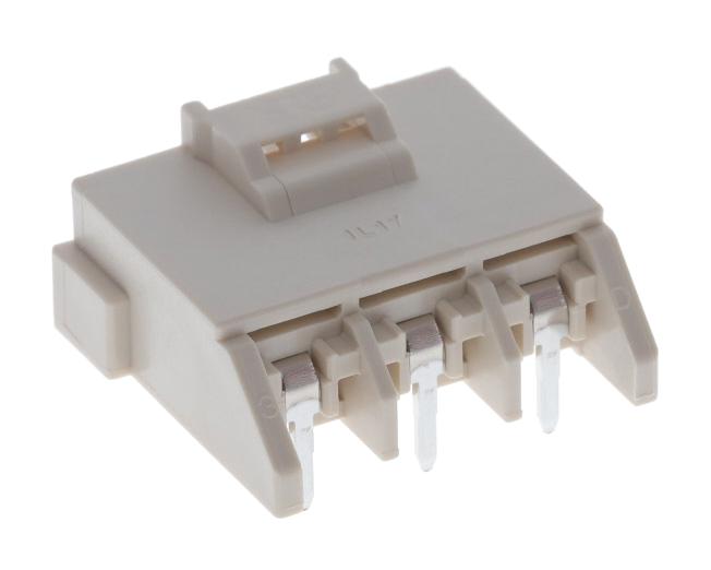 HIROSE / HRS DF22-3P-7.92DS(53) Pin Header, Wire-to-Board, 7.92 mm, 1 Rows, 3 Contacts, Through Hole Right Angle