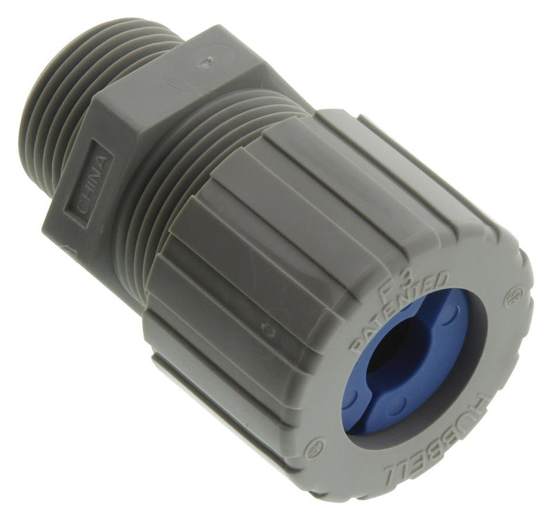 HUBBELL WIRING DEVICES SHC1035CR CONDUIT CORD CONNECTOR, NYLON