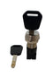 LORLIN DSSL-7-B-S Keylock Switch, 19mm Mounting Hole, Off-On, DPST-NO, DSSL Series, 2 Position, Solder Lug, 80 A