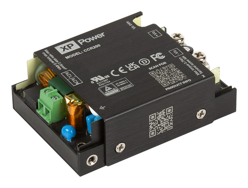 XP POWER CCR200PS36 AC/DC Enclosed Power Supply (PSU), ITE, Industrial & Medical, 110 W, 36 V, 5.67 A