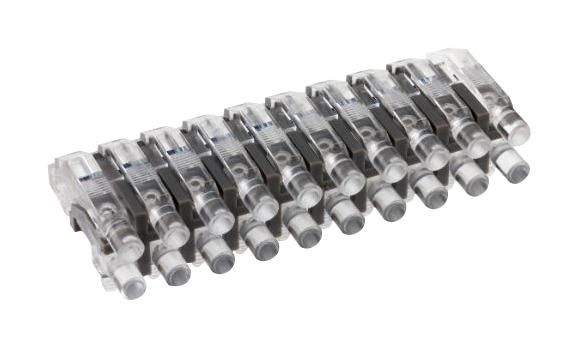 MENTOR 1270.1003 Light Pipe, Polycarbonate, 23.6 mm, 6 Pipes, Circular, PC Board, Transparent