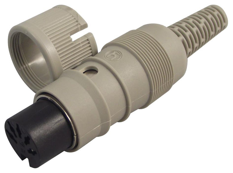 Hirschmann MAK 3100 S MAK S DIN Audio / Video Connector 3 Contacts Jack Cable Mount Solder Tin Plated