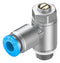 FESTO GRLA-1/8-QS-6-D 1-WAY FLOW CTRL VALVE, QS-6-G1/8, 10BAR