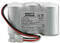 SAFT MFN7477 Rechargeable Battery, Single Cell, 3.6 V, Nickel Cadmium, 4.2 Ah, 3 x D, Wire Leads