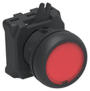 ALCOSWITCH - TE CONNECTIVITY IPE22FLILRD Industrial Pushbutton Switch, IPE Series, 22.5 mm, SPST-1NC / 1NO, Momentary, Round Flush, Red