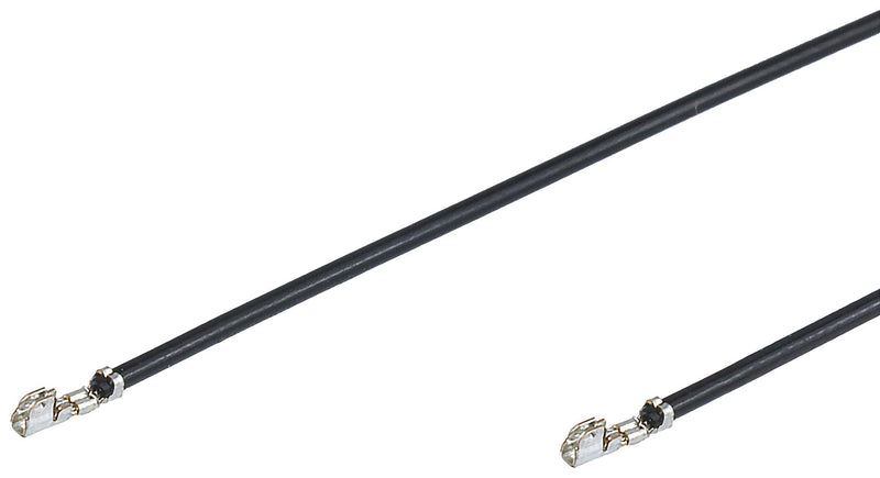 MOLEX 219674-1125 Cable Assembly, 28AWG, Pre-Crimped Lead OneBlade Socket to OneBlade Socket, 17.7 ", 450 mm