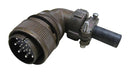 ITT CANNON CA3108E28-20P Circular Connector, CA Series, MIL-DTL-5015 Series, Right Angle Plug, 14 Contacts, Solder Pin