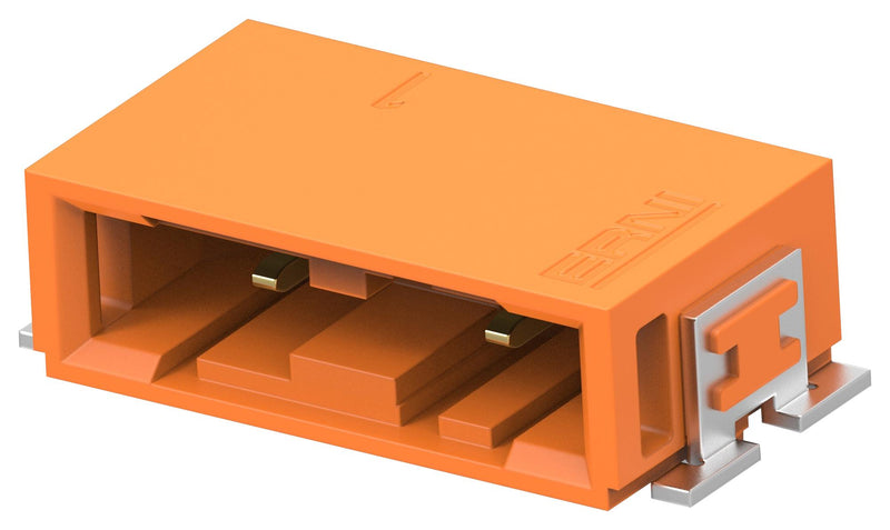 ERNI - TE CONNECTIVITY 524227-E BACKPLANE CONN, HDR, 2POS, 1ROW, 6.2MM