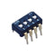 NIDEC COMPONENTS CFS-0402MC DIP / SIP Switch, 4 Circuits, Slide, Through Hole, SPST-NO, 6 V, 100 mA