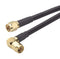 L-COM CCS58A-10HR RF / Coaxial Cable Assembly, 90&deg; SMA Plug to SMA Plug, RG58C/U, 50 ohm, 10 ft, 3.05 m