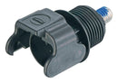 HARTING 09930010105 Heavy Duty Connector, Blk, M8 Bolt, Base, Panel Mount, Top Entry, Nylon (Polyamide) Body, 1 Lever