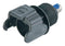 HARTING 09930010105 Heavy Duty Connector, Blk, M8 Bolt, Base, Panel Mount, Top Entry, Nylon (Polyamide) Body, 1 Lever