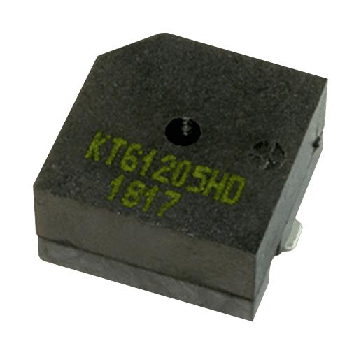 KINGSTATE KTG1205HD Magnetic Transducer, Buzzer, Continuous, 3 V to 7 V, 50 mA, 90 dBA, 2.4 kHz