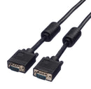 ROLINE 11.04.5660 Computer Cable, D Subminiature H/D Plug, VGA, 15 Way, D Subminiature H/D Plug, VGA, 15 Way, 33 ft