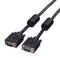 ROLINE 11.04.5660 Computer Cable, D Subminiature H/D Plug, VGA, 15 Way, D Subminiature H/D Plug, VGA, 15 Way, 33 ft