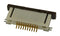 MOLEX 52437-2233 FFC / FPC Board Connector, R/A, 0.5 mm, 22 Contacts, Receptacle, Easy-On 52437, Surface Mount