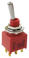 MULTICOMP PRO MP-T2-4B-A-T1-S-03 Toggle Switch, Miniature, IP67, On-On, DPDT, Non Illuminated, Panel Mount, 5 A
