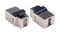 L-COM UADKEY-AA USB Adapter, Keystone, USB Type A Receptacle, USB Type A Receptacle, USB 2.0