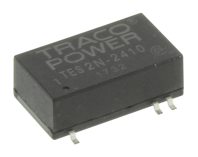 TRACO POWER TES 2N-2410 Isolated Surface Mount DC/DC Converter, ITE, 2:1, 2 W, 1 Output, 3.3 V