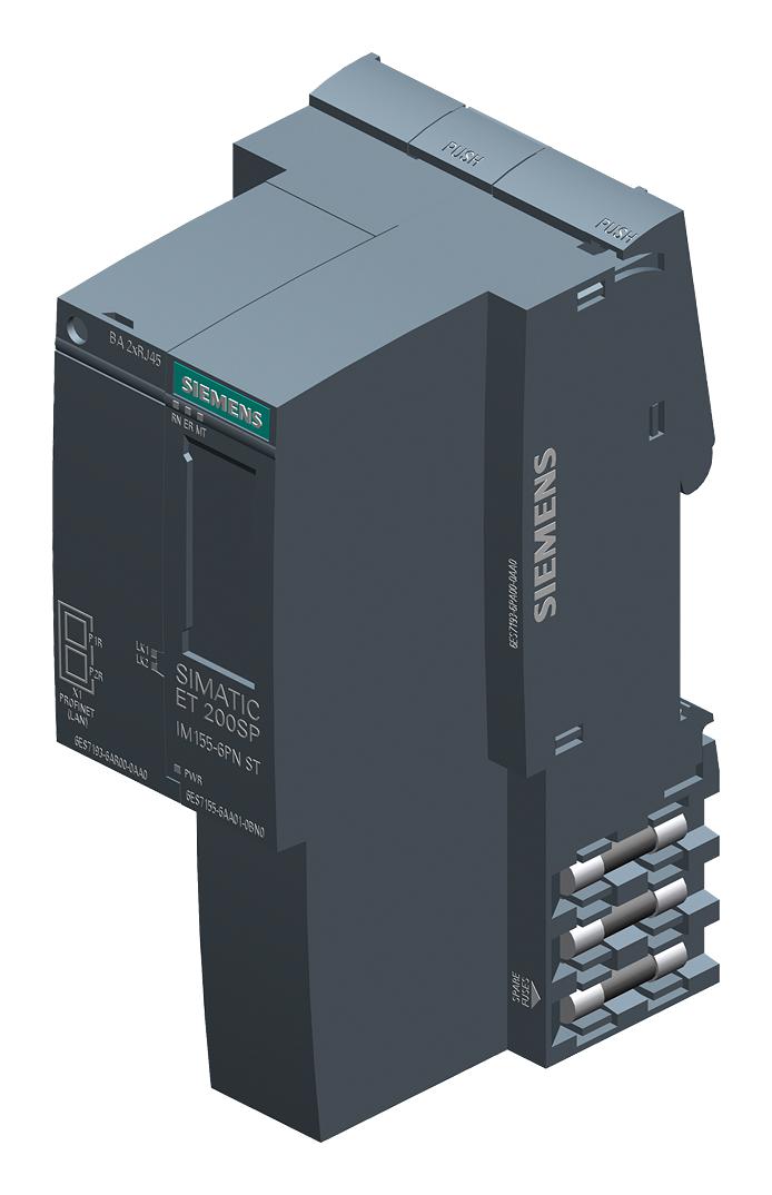 SIEMENS 6ES7155-6AA01-0BN0 Interface Module, SIMATIC ET 200SP Series, 32 I/O, 50 mm x 74 mm x 117 mm