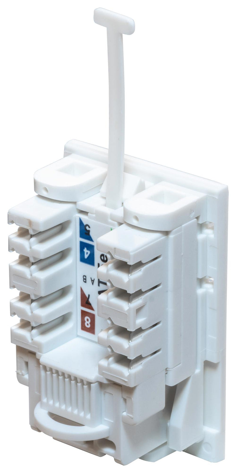 TUK FJ6JEWH#24 FJ6JEWH#24 Faceplate Cat5e 6C Outlet Faceplates 6 ABS (Acrylonitrile Butadiene Styrene) Body New