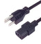 L-COM PCM1014 POWER CORD, NEMA 5/15 TO C13, 9.84 , BLK