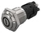 EAO 82-4162.2000.B001 Vandal Resistant Switch, On/Off, 82 Series, 16 mm, SPDT, Maintained, Round Raised Flat Flush