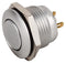 MULTICOMP PRO MPF12S1-1210NFA000 Vandal Resistant Switch, -MPF Series, 16 mm, SPST-NO, Momentary, Round Flush, Natural