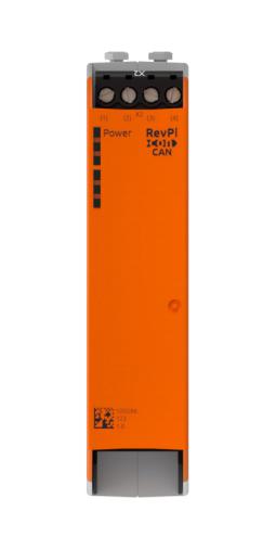 KUNBUS PR100286 I/O Module, RevPi Con CAN 2.0B, 1 Mbit/s, DIN Rail, PC