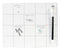DURATOOL 22-25545 Dry Erase Magnetic Project and Parts Mat, 203.2mm x 254mm