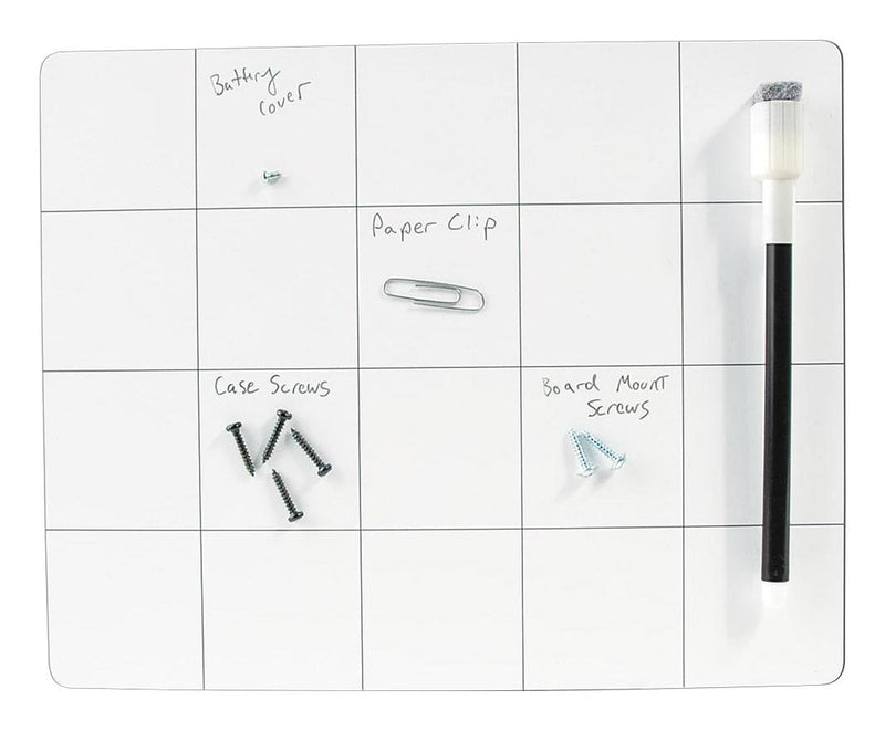 DURATOOL 22-25545 Dry Erase Magnetic Project and Parts Mat, 203.2mm x 254mm