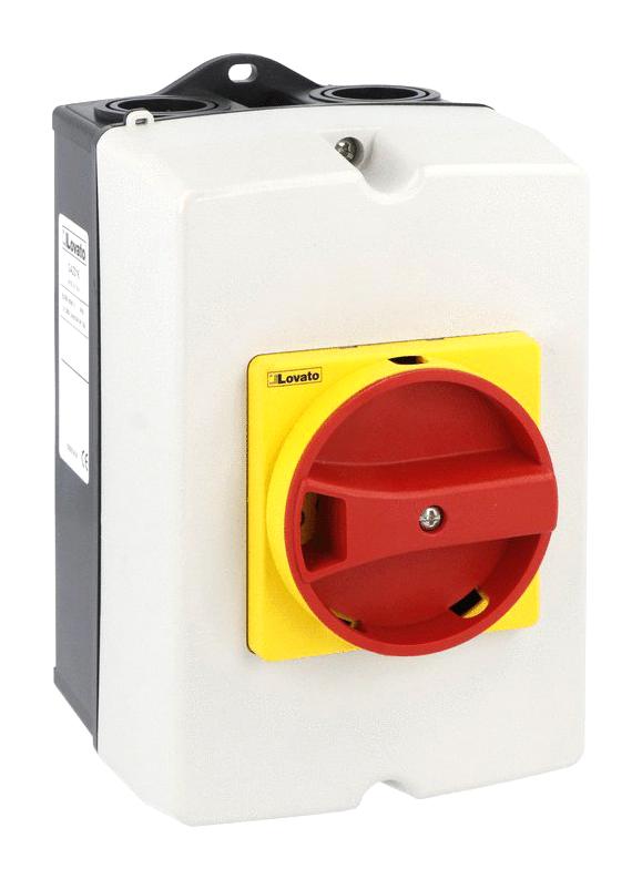 LOVATO GAZ025 Switch Disconnector, 3 Pole, 690 V, 25 A, IP65, Screw