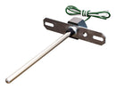 ACI A/CP-DO-4" NTC Thermistor, Probe, 10kohm, Flange Mount, -55&deg;C to 200&deg;C, A/CP Series