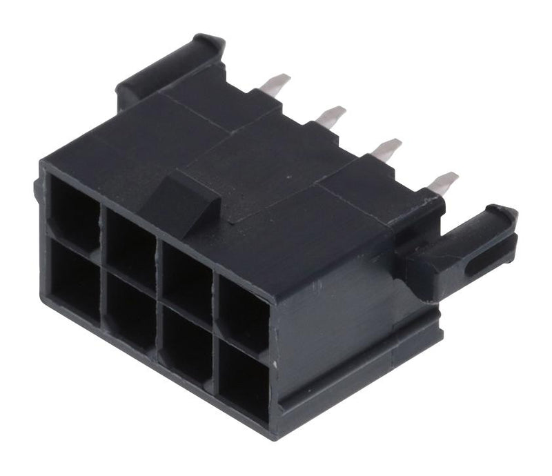MOLEX 172447-0008 Pin Header, Power, Wire-to-Board, 4.2 mm, 2 Rows, 8 Contacts, Through Hole Straight